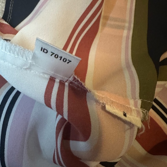 ♥️ Ann Taylor Factory top LARGE petite Striped - Picture 6 of 7